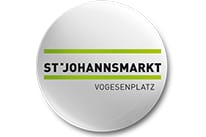 Logo des St. Johannsmarkt, Vogesenplatz.