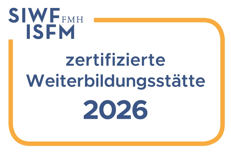 SIWF zertifizierte Weiterbildungsstätte 2026 Logo.