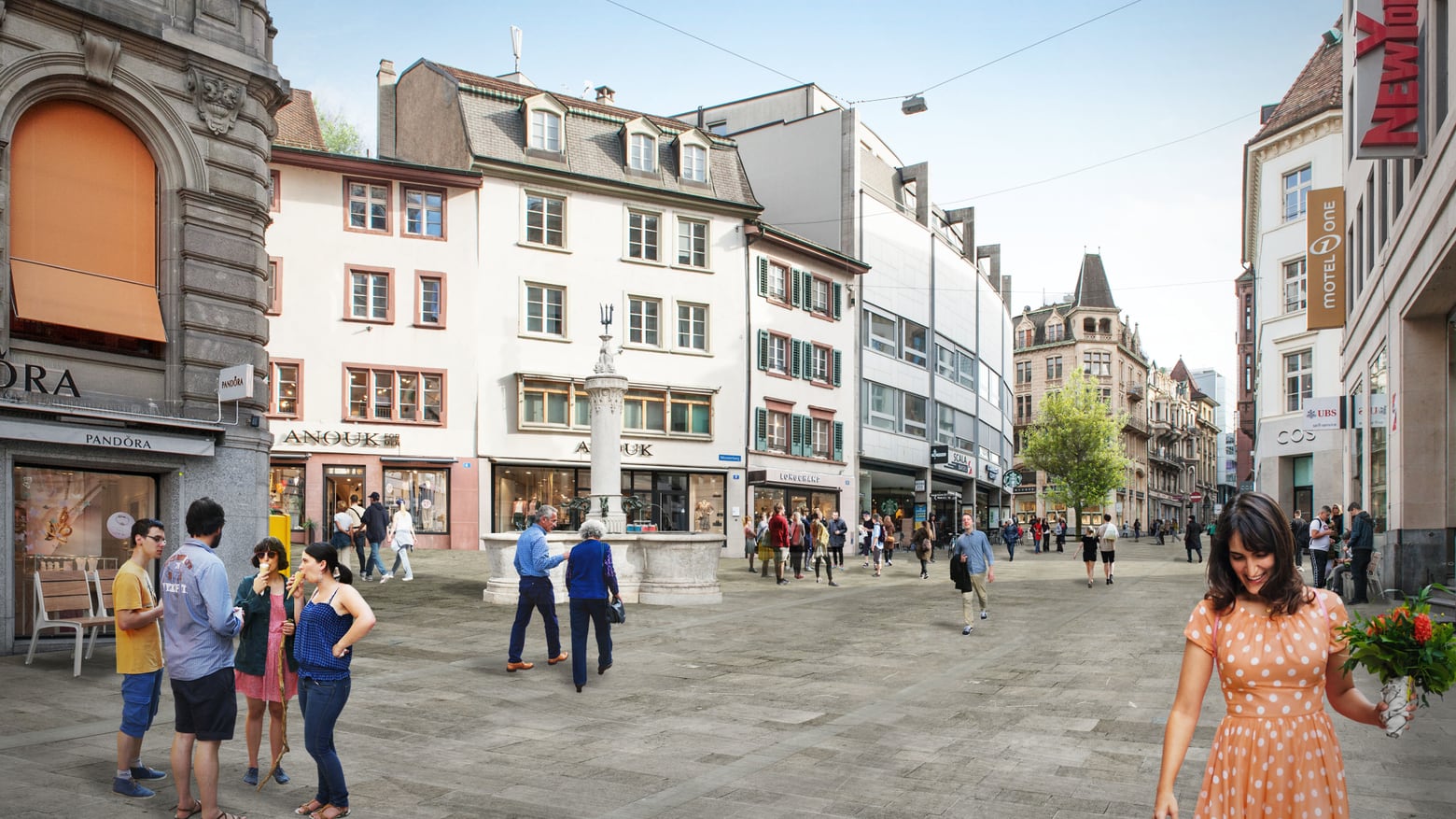 Erneuerung Freie Strasse und angrenzende Gassen | Kanton Basel-Stadt