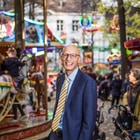 Portrait of Ryan Banerjee at the autumn fair.