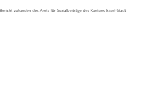 Titelseite des Berichts zur Evaluation Familienmietzinsbeiträge Basel-Stadt, 2016.