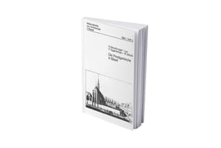 Buchcover mit Bild einer Kirche und Text darauf.