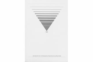 Deckblatt des Jahresberichts 1988 der Archäologischen Bodenforschung Basel-Stadt.