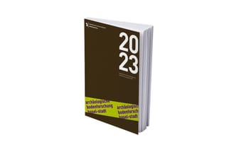 Buch mit Titel:"Jahresbericht der Archäologischen Bodenforschung Basel-Stadt 2023"