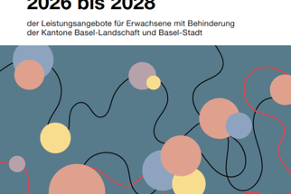 Design auf dem Titelblatt des Berichts 'Bedarfsplanung 2026 bis 2028'.