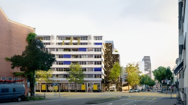 Visualisierung Riehenring 120 Kreuzung