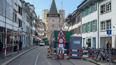 Spalenvorstadt Baustelle
