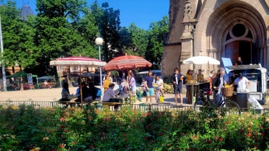 Der Matthäusmarkt auf dem Matthäusplatz