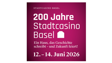Plakat mit Jubiläumsankündigung.