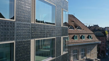 Amt für Umwelt und Energie, Neubau, Photovoltaikfassade