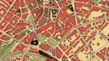 Kartenausschnitt Stadtplan 1946