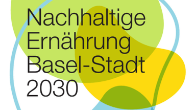 Titelblatt der Strategie für nachhaltige Ernährung Basel-Stadt 2030.