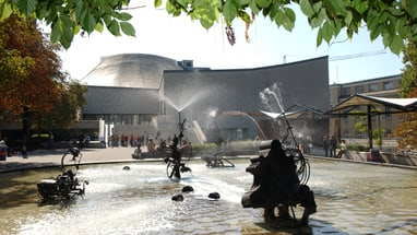 Fasnachtsbrunnen in Basel.