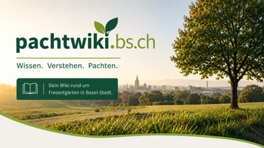 Logo von pachtwiki.bs.ch vor Landschaftshintergrund mit Baum.