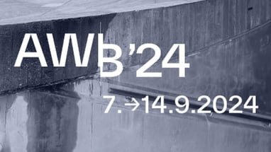 AWB’24 Veranstaltung 7. - 14.9.2024 auf Betonhintergrund.