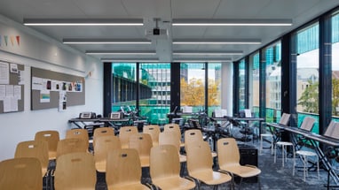 Klassenzimmer für Musikunterricht