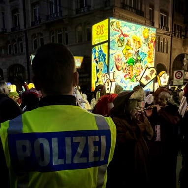 Polizist beim Morgestraich