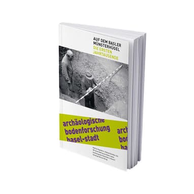 Buchcover über archäologische Bodenforschung in Basel-Stadt.