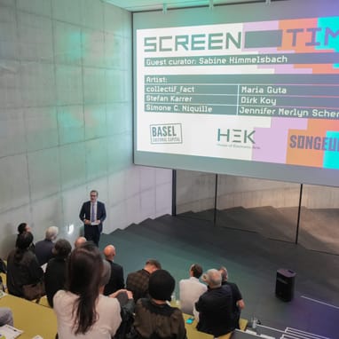 Ansprache von Regierungspräsident Dr. Conradin Cramer im SongEun Art Space in Seoul.