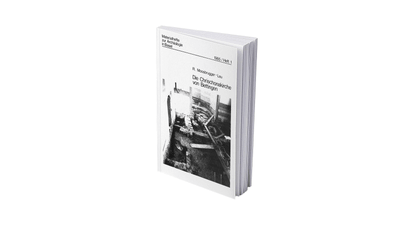 Buch ‚Die Chrischonaseite von Bettingen‘ mit Schwarz-Weiss-Cover.
