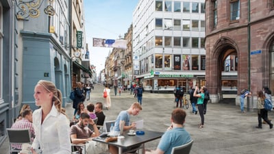 Visualisierung untere Freie Strasse