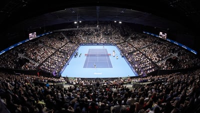 Swiss Indoors in the St.Jakobshalle.