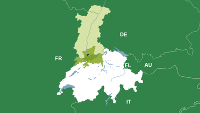 Map of tri-national co-operation.