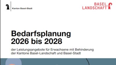 Titelseite Bedarfsplanung 2026-2028 Basel-Stadt und Basel-Landschaft.