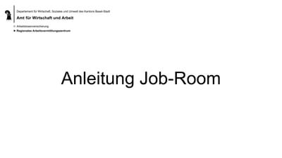 Anleitung Job-Room