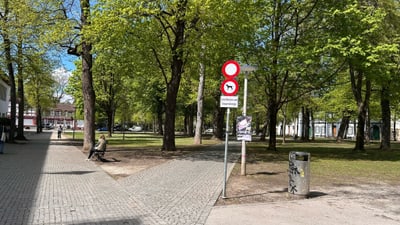 Wegsituation Petersplatz mit versch. Materialien