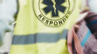 Screenshot aus dem Video mit First Responder im Einsatz