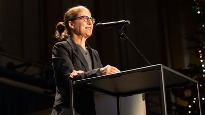 Sabine Horvath spricht über den Einsatz von Freiwilligen an der UEFA Euro Women 2025.