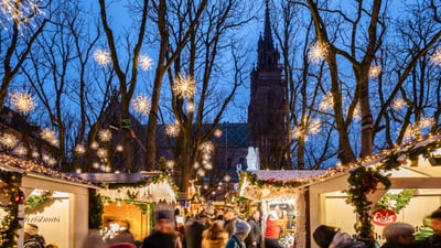 Basel Christmas Market Münsterplatz