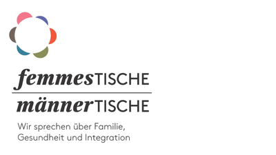 Logo von femmes TISCHE männer TISCHE, mit Text