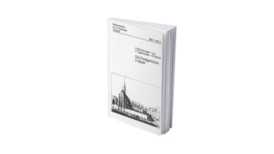 Buchcover mit Bild einer Kirche und Text darauf.