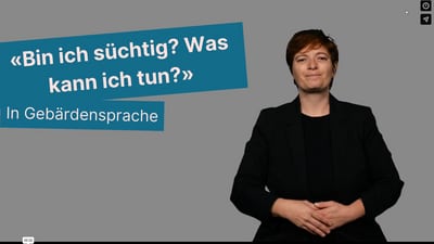 Screenshot aus dem Gebärdensprachevideo