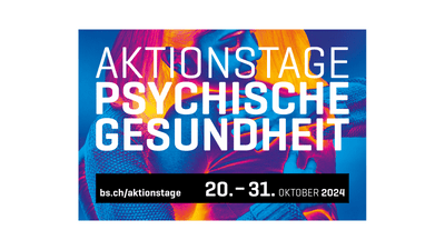 Plakat für Aktionstage Psychische Gesundheit, 20. - 31. Oktober 2024.