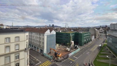 Baustellenwebcam - Blick auf die Baustelle