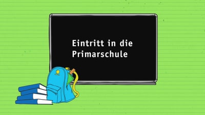 Thumbnail Tafel mit Text  Eintritt in die Primarschule