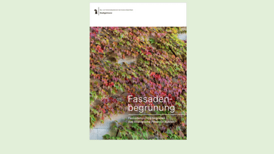 Fassade mit Begrünung, Buchcover.