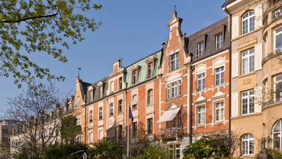 Rhine promenade Kleinbasel.