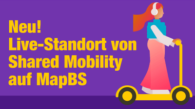 Aktuelle Verfügbarkeit der Shared Mobility Fahrzeuge