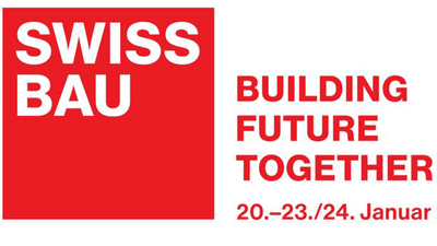 Logo von Swissbau, Termine im Januar.
