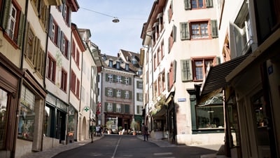 Old Town Grossbasel.