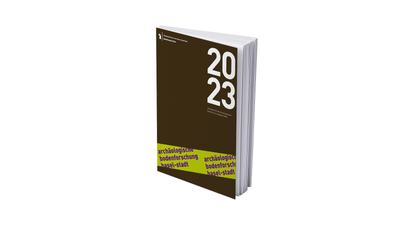 Buch mit Titel:"Jahresbericht der Archäologischen Bodenforschung Basel-Stadt 2023"