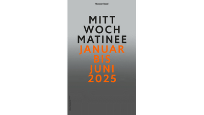 Plakat mit Text 'Mittwoch Matinee Januar bis Juni 2025'.