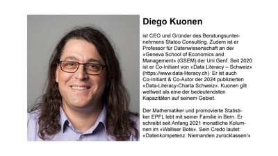 Porträt und kurzer Lebenslauf von Diego Kuonen