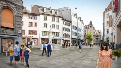 Visualisierung obere Freie Strasse