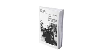 Buch mit Schwarz-Weiss-Coverbild und Text auf Deutsch.