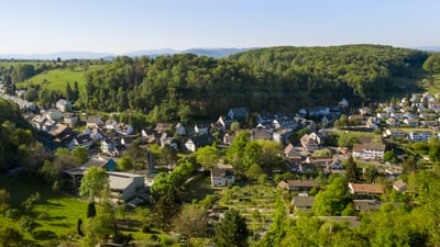 Blick auf die Gemeinde Bettingen.